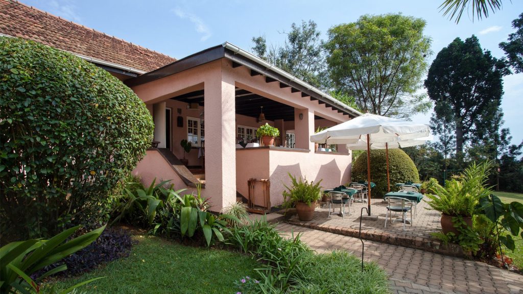 Front view of Boma guest house Entebbe Uganda
