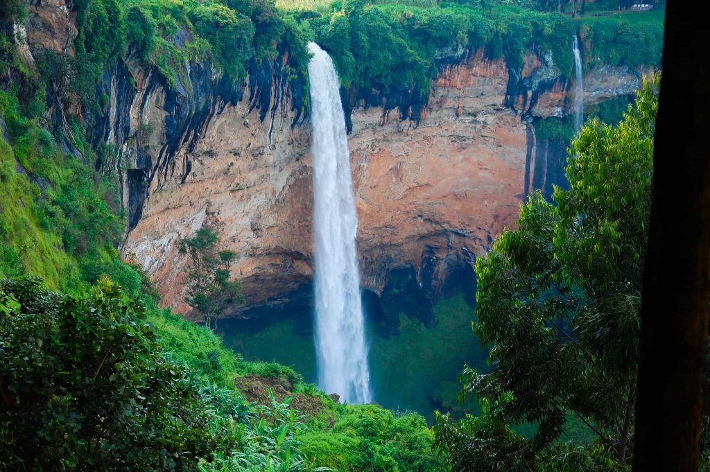 One of the three Sipi falls Uganda