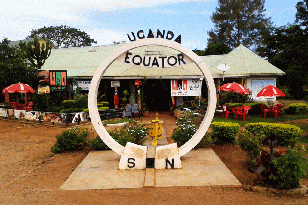 Equator monument Kayabwe Uganda
