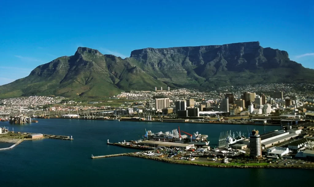 Table mountain cape town South Africa.
