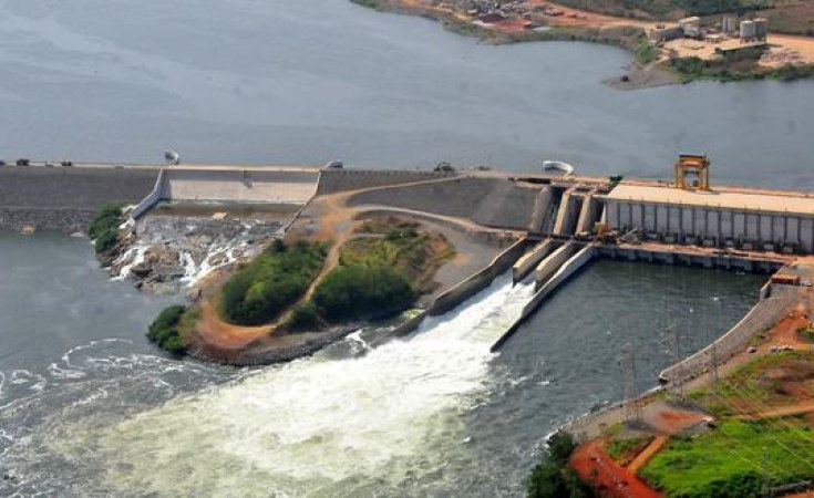 Bujagali hydro power station Jinja Uganda