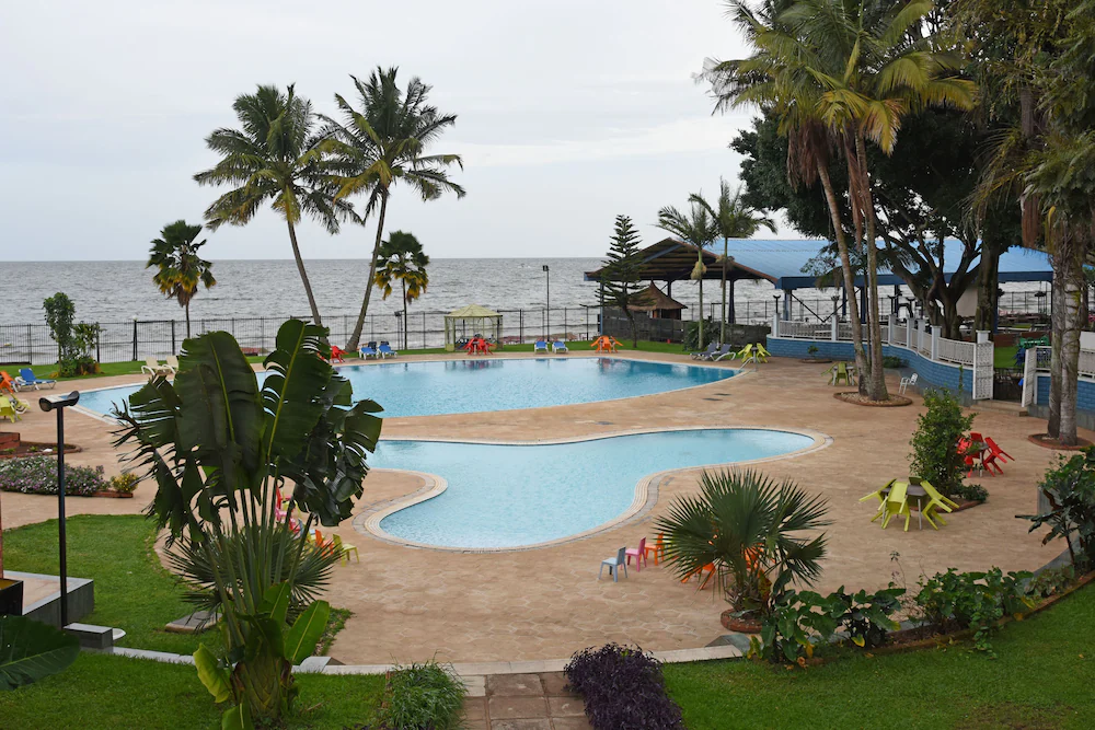 Imperial Resort Beach Hotel swimming pool Entebbe Uganda