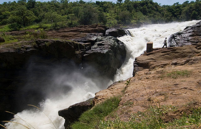 A view section of the top of the Murchison falls Uganda