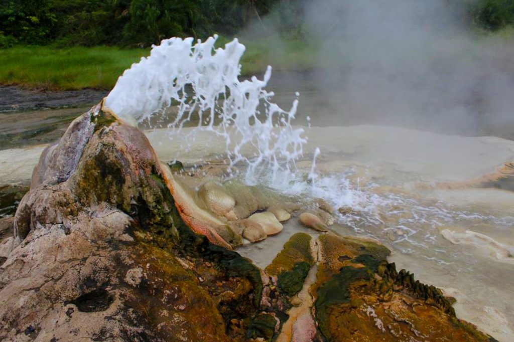 Sempaya hot springs Semliki national park Uganda
