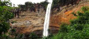 One of the three Sipi Falls located in Eastern Uganda