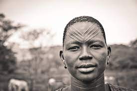 Dinka woman from south Sudan