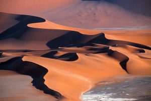 Sossusvlei red sand dunes Namib Desert Namibia Africa