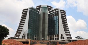 The peal of Africa Hilton hotel at Nakasero hill Kampala Uganda 