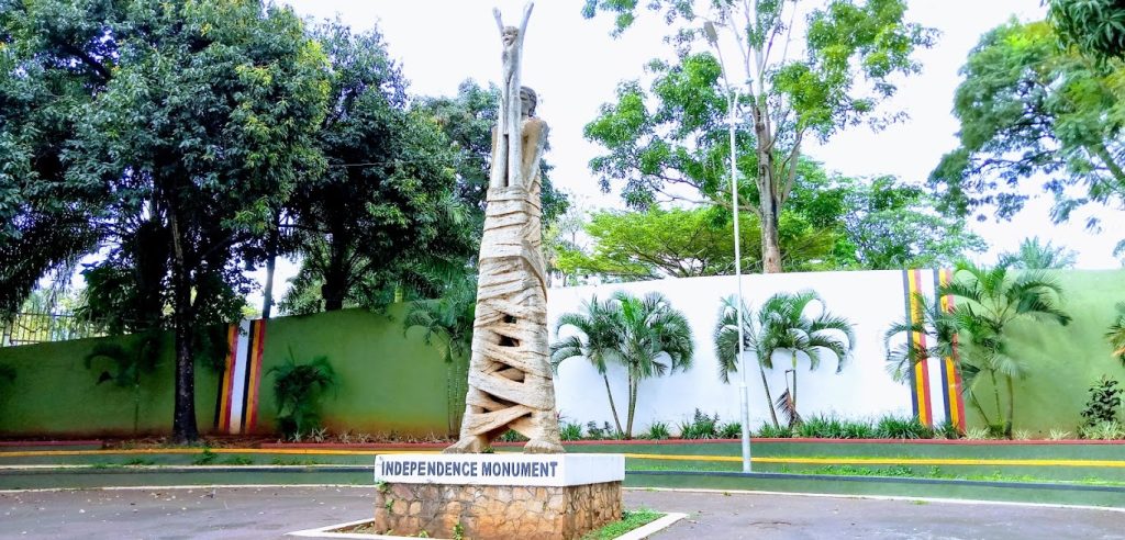 Independence monument of Uganda. 
