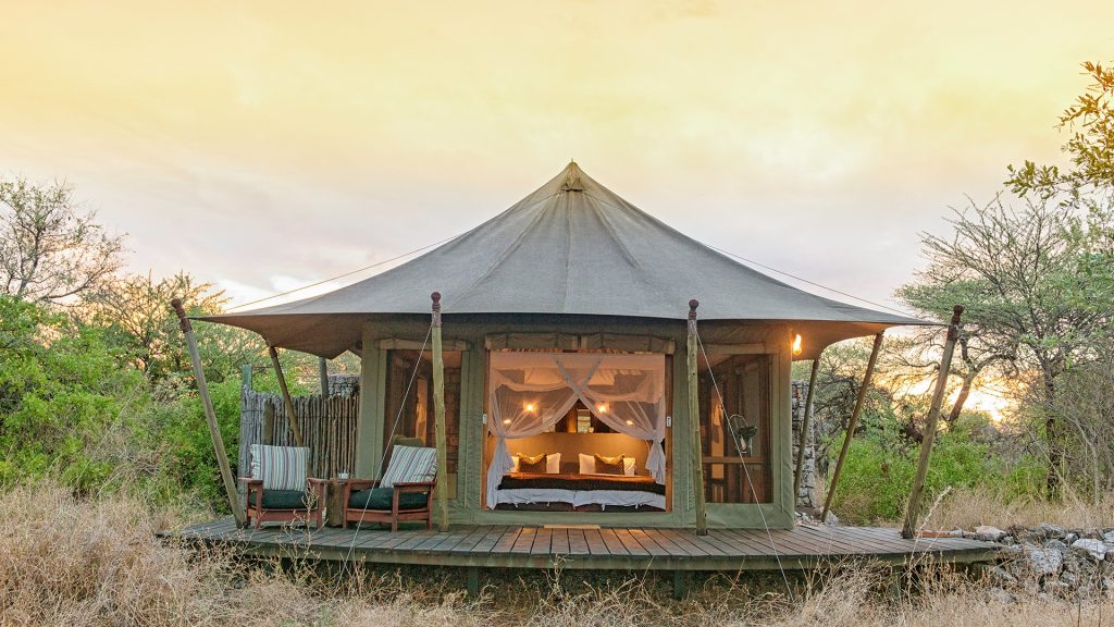 Exterior design of Onguma-luxury Tented-Camp