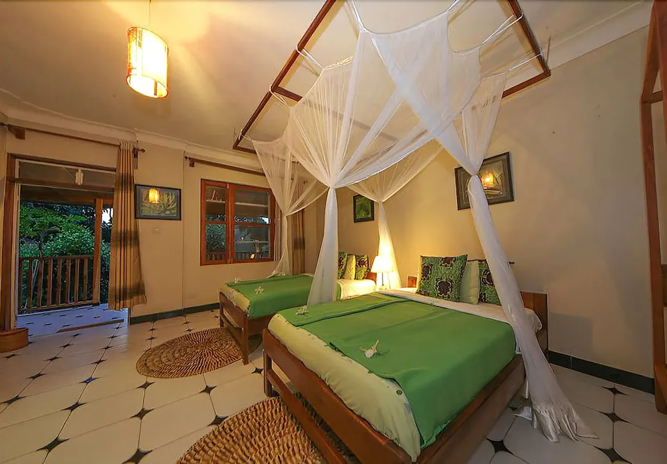 Interior view of mid range guest house