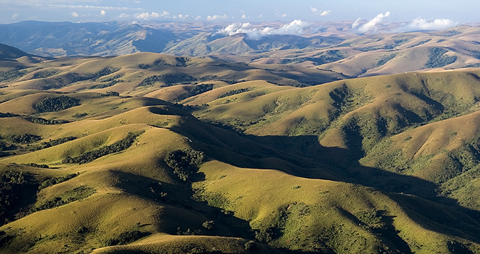 Nyika National Park Malawi Central African Wilderness over the horizon view area Malawi Africa