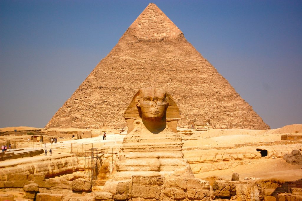 one of the great Pyramids of Giza, Egypt