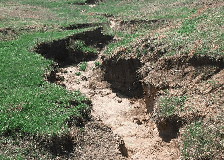 Geomorphology erosion Kayunga district Uganda