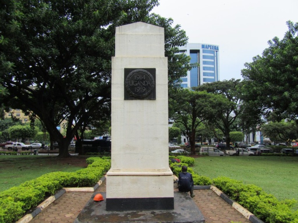 World War Memorial Monument city square Kampala Uganda