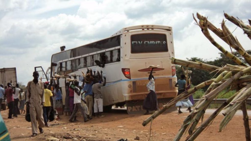 Bus stop snack town Karuma Uganda