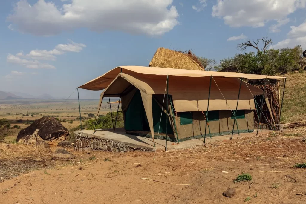 Kidepo savanna lodge tent