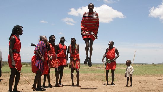 Maasai jump dance Kenya