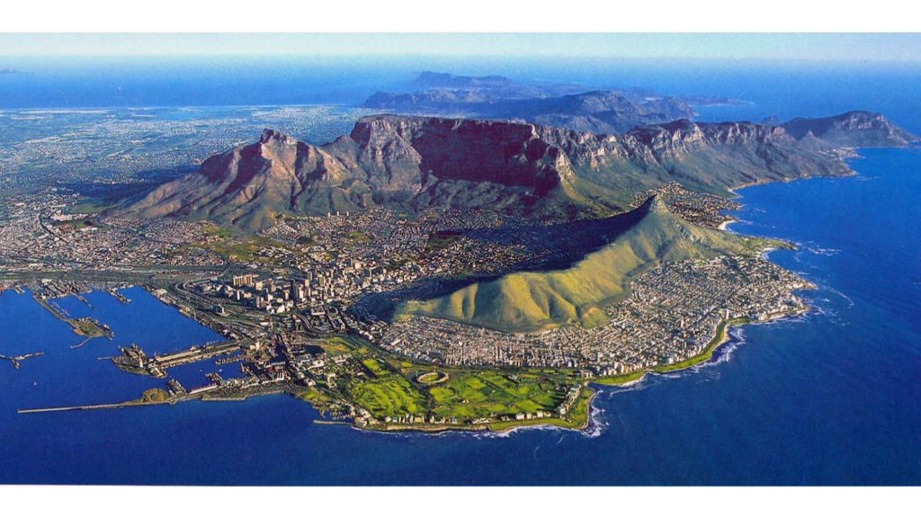 Table mountain cape town South Africa.