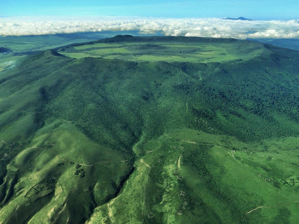 Arial-view-of-Ngorongoro-crater-Tanzania.
