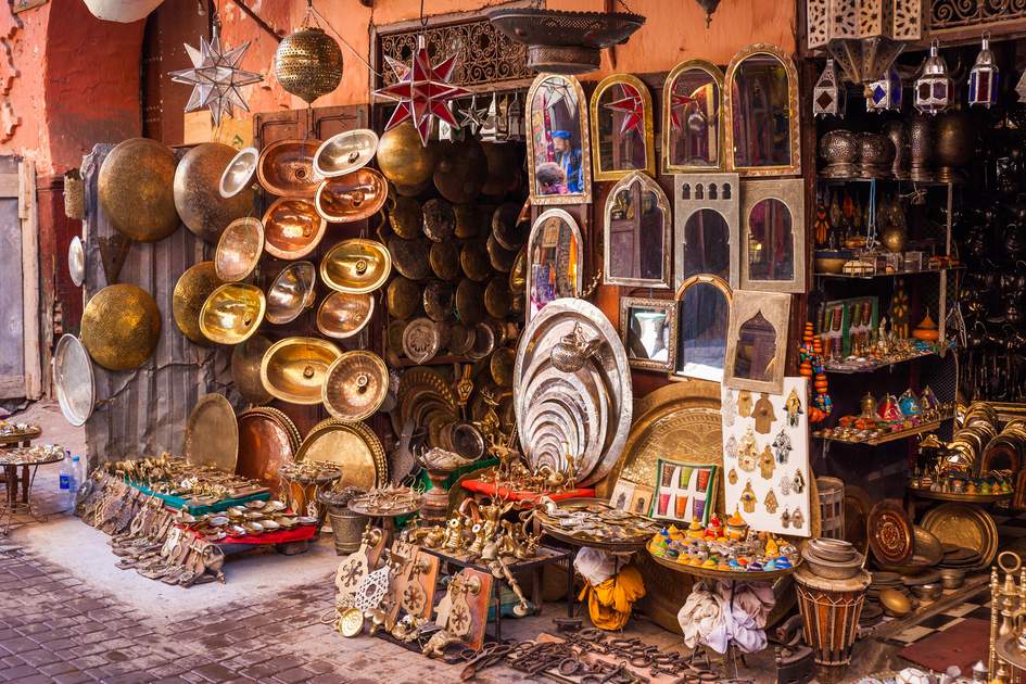Marrakech craft market tour Morocco